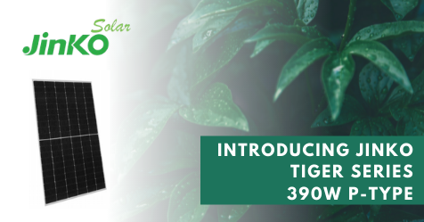 Introducing Jinko Tiger Series 390W P-Type Introducing Jinko Tiger Series 390W P-Type