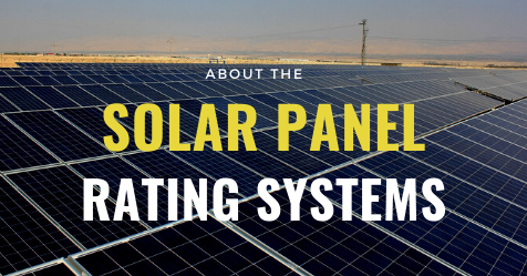 About Solar Panel Rating Systems About Solar Panel Rating Systems