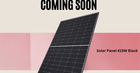 COMING SOON SHARP SOLAR PANEL 415W BLACK